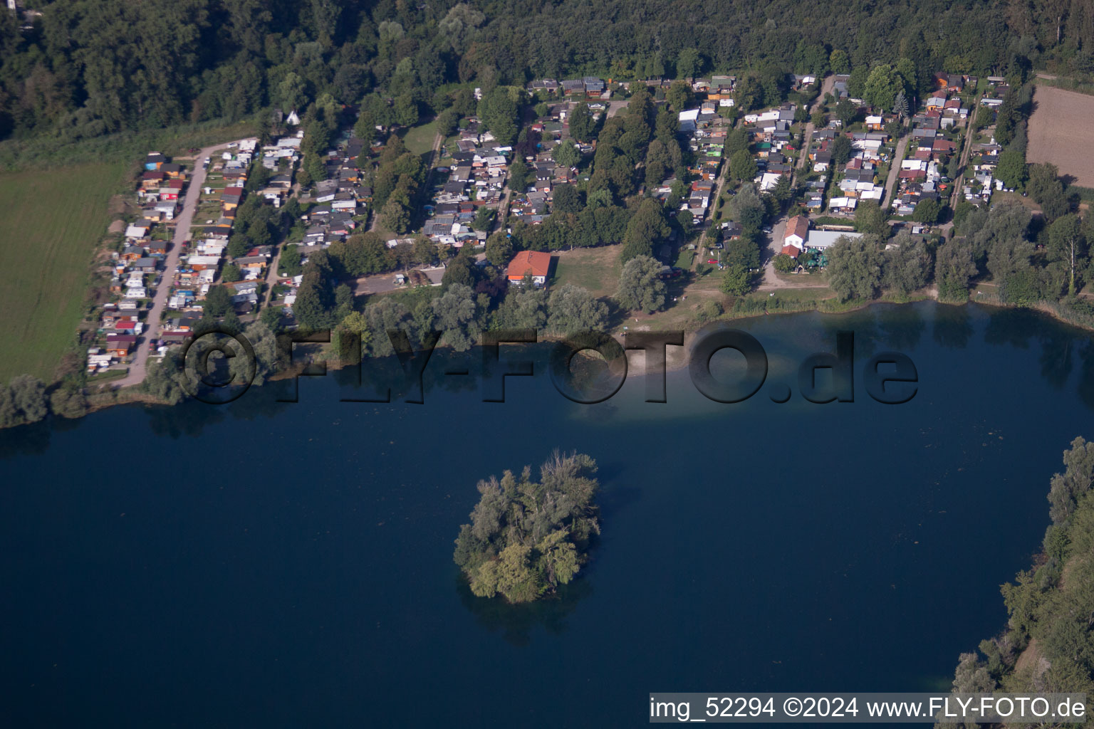 Vue d'oiseau de Germersheim dans le département Rhénanie-Palatinat, Allemagne