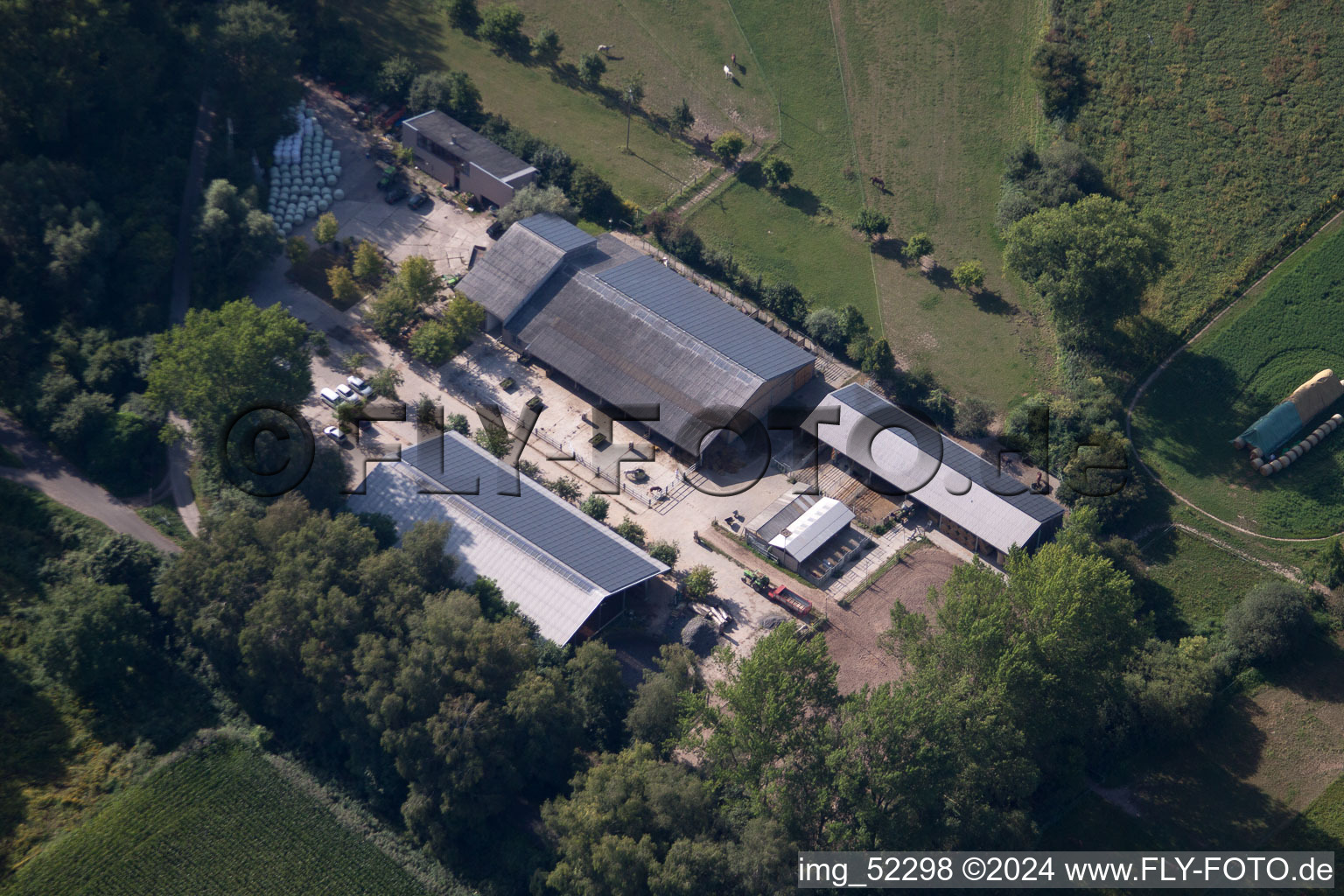 Germersheim dans le département Rhénanie-Palatinat, Allemagne vue du ciel