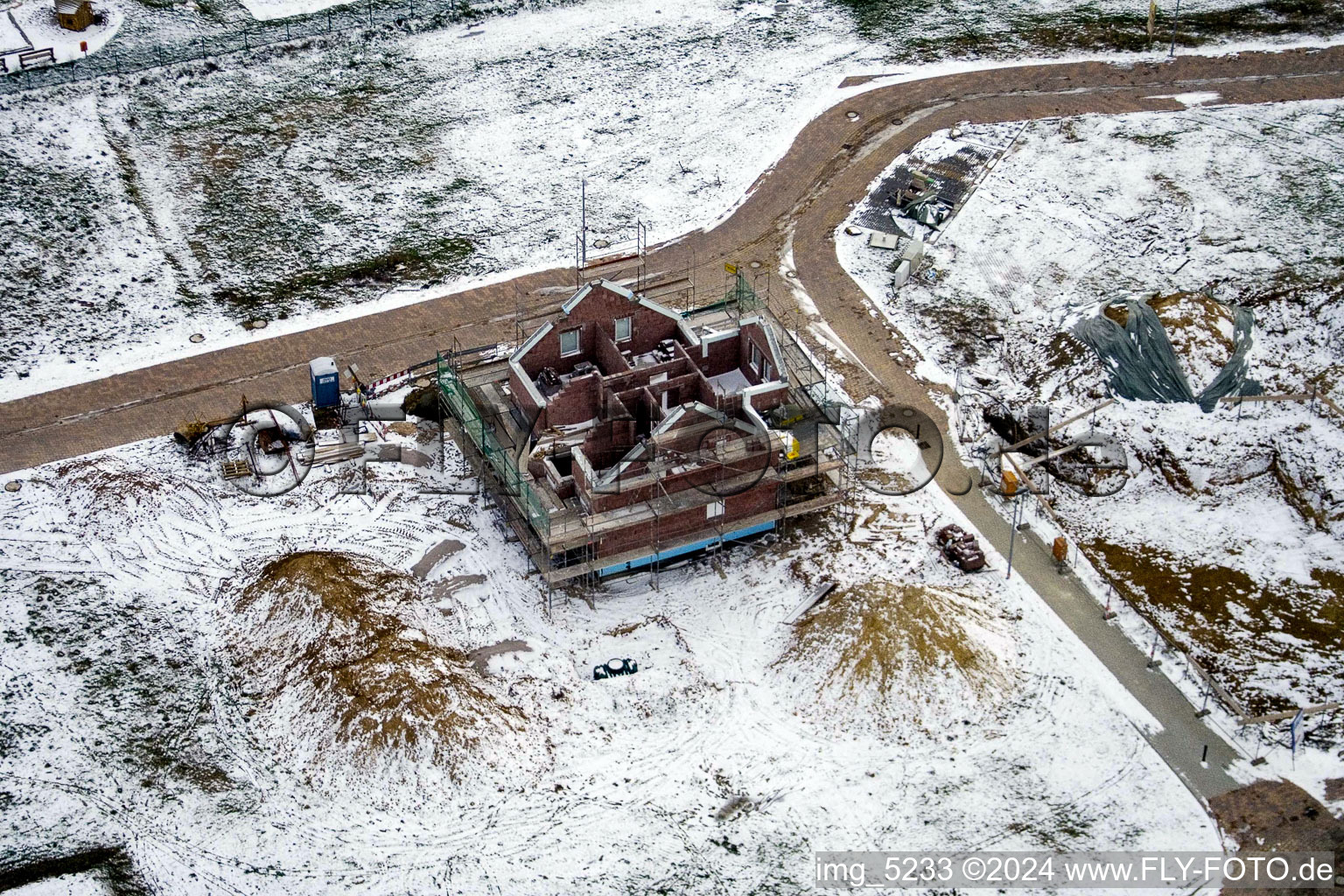 Image drone de Nouvelle zone de développement NE à le quartier Schaidt in Wörth am Rhein dans le département Rhénanie-Palatinat, Allemagne