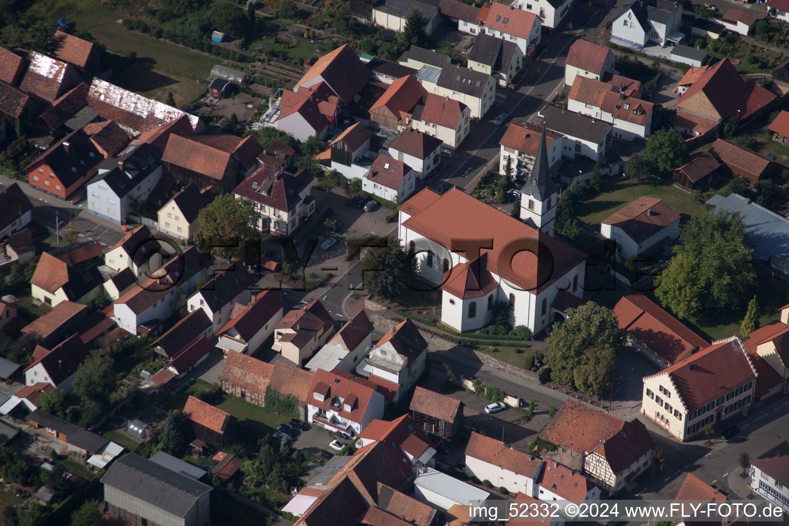 Hatzenbühl dans le département Rhénanie-Palatinat, Allemagne vue du ciel