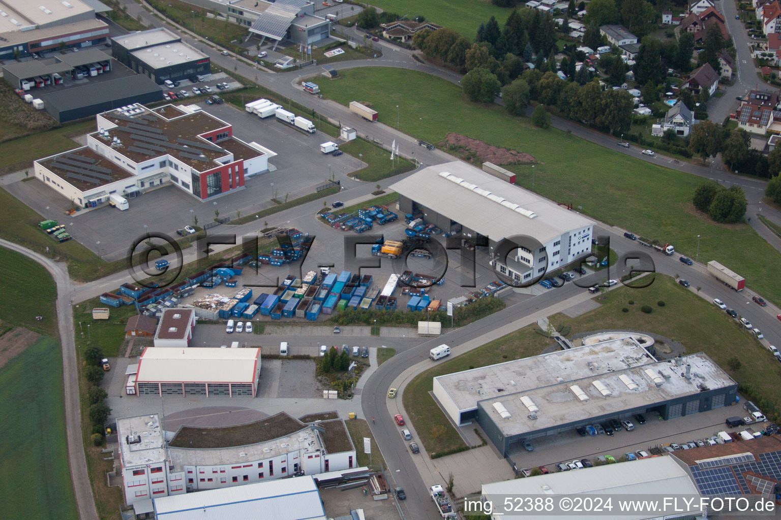 Photographie aérienne de Rudolf-Dieselstraße, Kömpf à Calw dans le département Bade-Wurtemberg, Allemagne