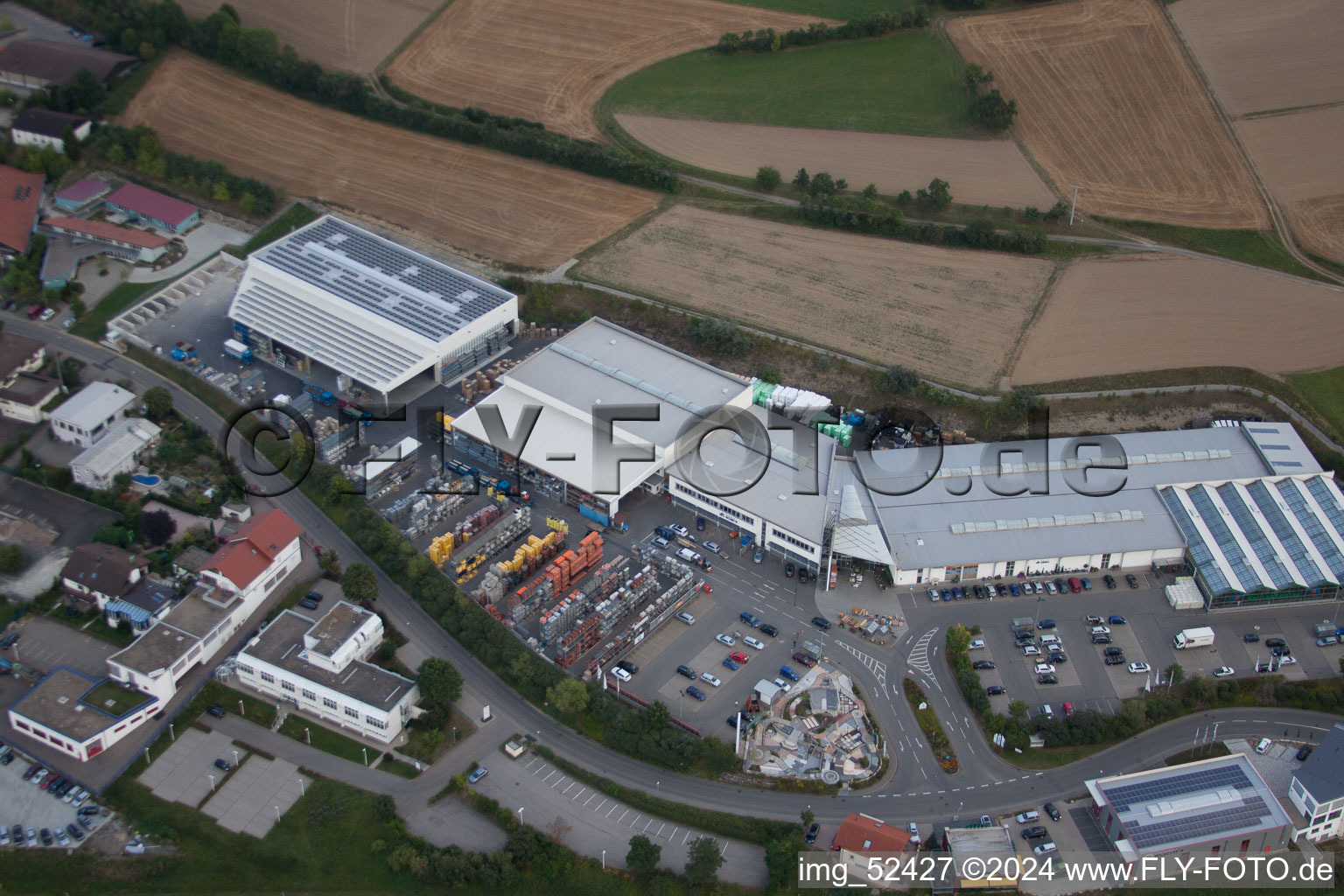 Vue oblique de Leibnizstrasse, Kömpf à Calw dans le département Bade-Wurtemberg, Allemagne