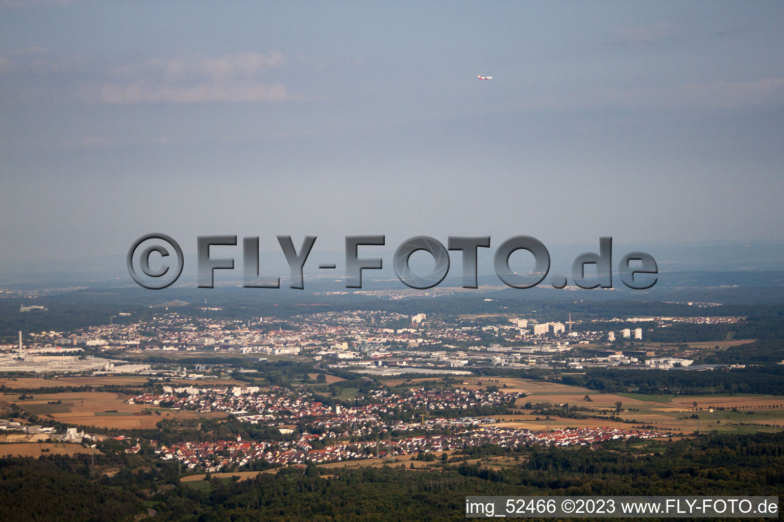 Vue aérienne de Chemin d'entrée à Sindelfingen dans le département Bade-Wurtemberg, Allemagne