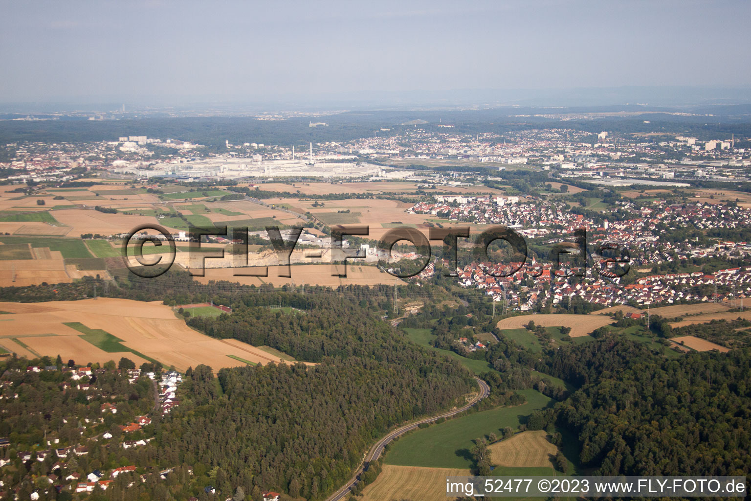 Vue aérienne de Sindelfingen-Maichingen à Maichingen dans le département Bade-Wurtemberg, Allemagne
