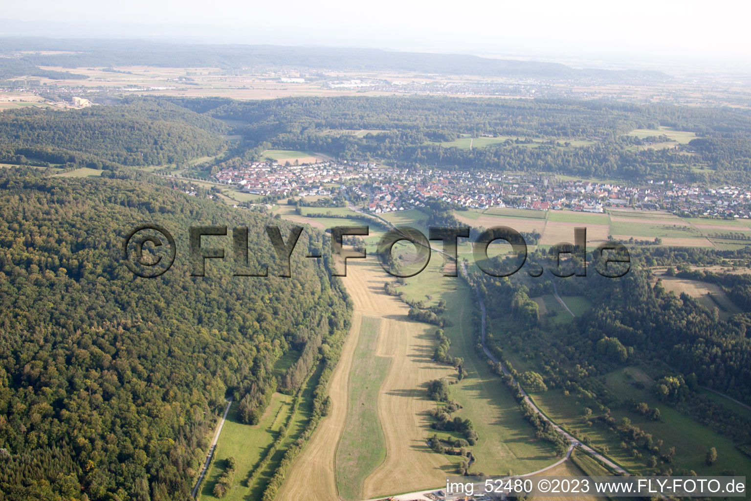 Vue aérienne de Würmtalhof à Aidlingen dans le département Bade-Wurtemberg, Allemagne