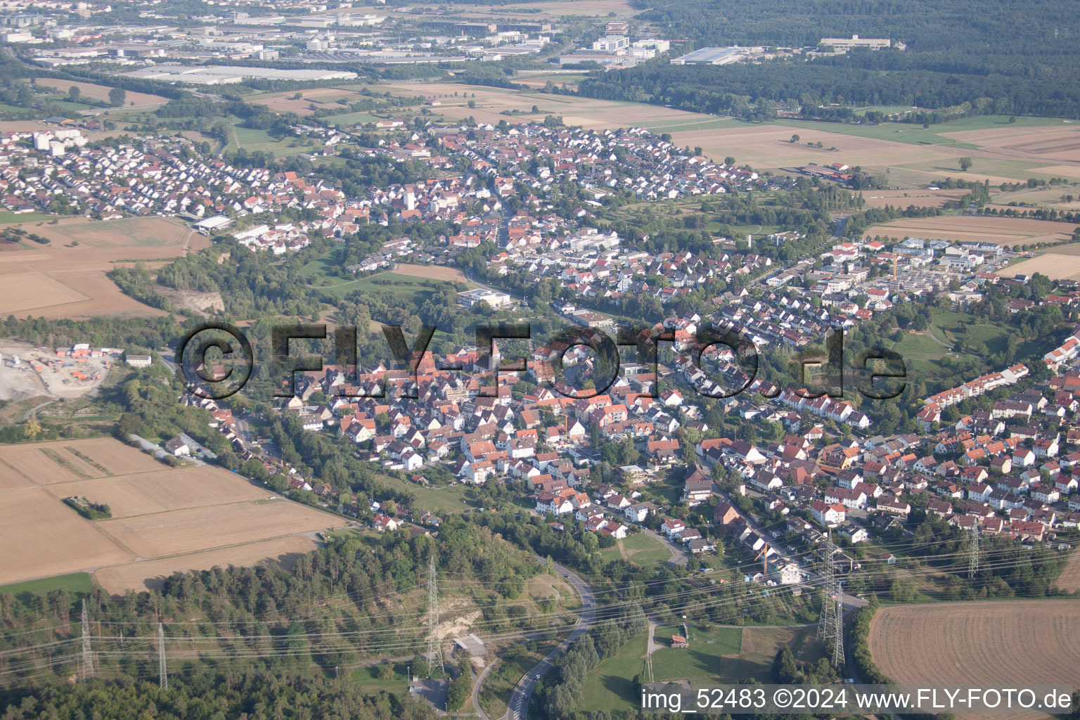 Vue aérienne de Sindelfingen-Maichingen à Maichingen dans le département Bade-Wurtemberg, Allemagne