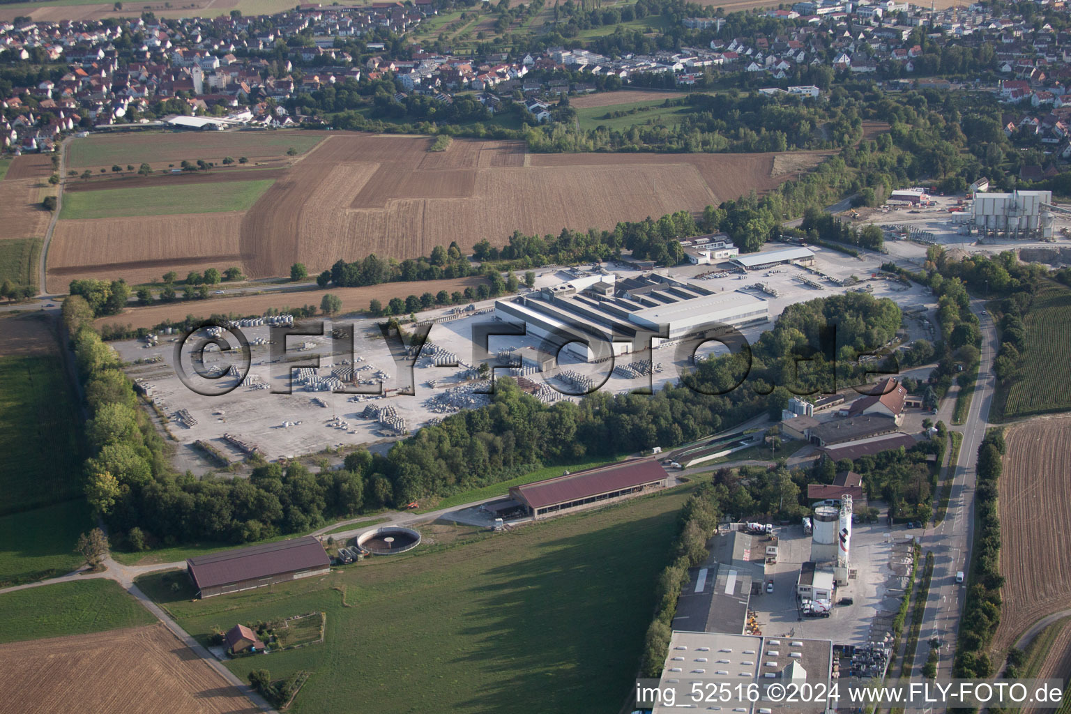 Mühlackerstrasse, Kömpf à le quartier Darmsheim in Sindelfingen dans le département Bade-Wurtemberg, Allemagne hors des airs