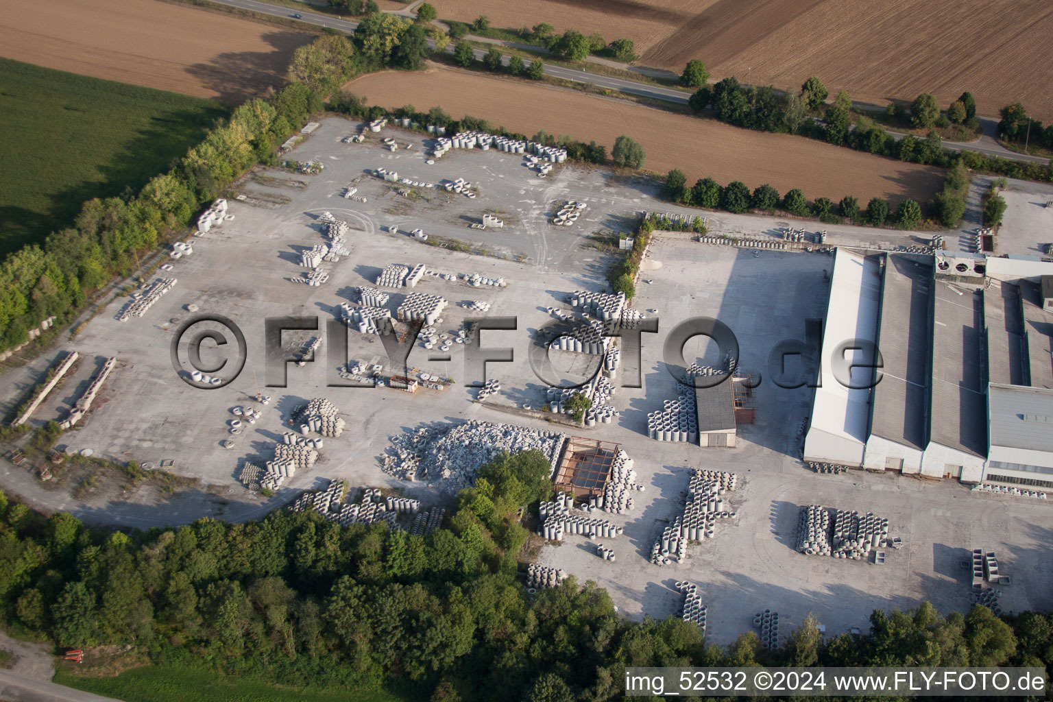 Vue aérienne de Carrière Sindelfingen-Darmsheim à le quartier Darmsheim in Sindelfingen dans le département Bade-Wurtemberg, Allemagne