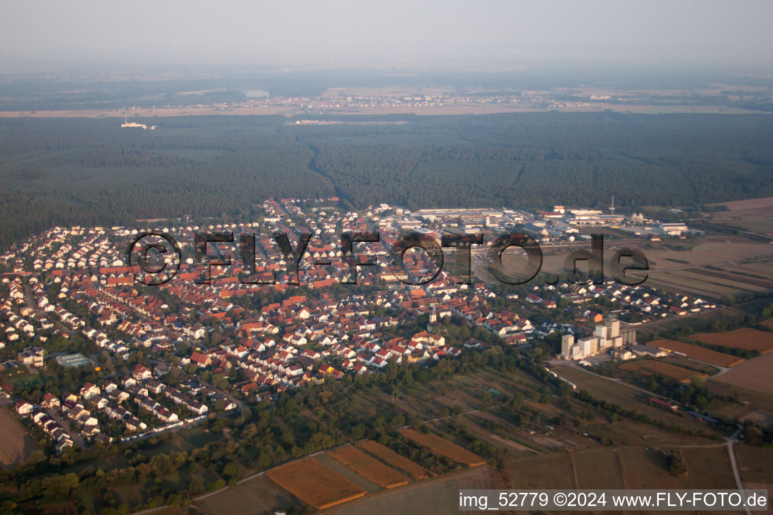 Image drone de Quartier Friedrichstal in Stutensee dans le département Bade-Wurtemberg, Allemagne