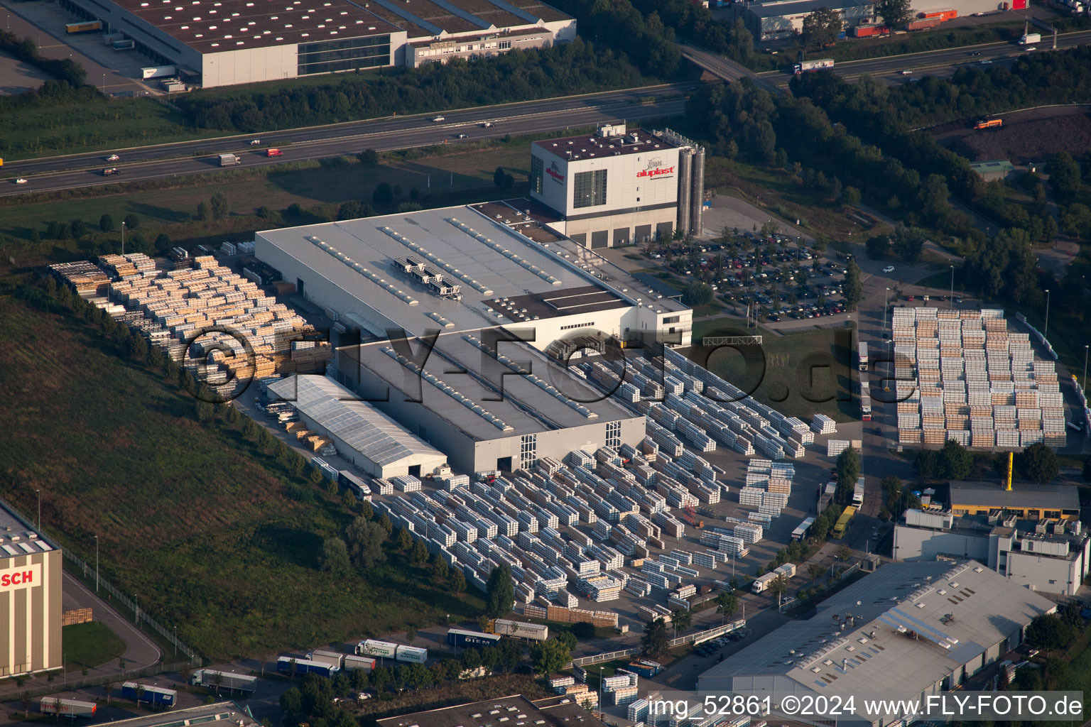 Vue aérienne de Chemin du foyer à le quartier Durlach in Karlsruhe dans le département Bade-Wurtemberg, Allemagne