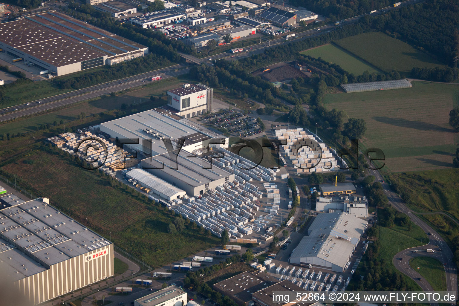 Photographie aérienne de Chemin du foyer à le quartier Durlach in Karlsruhe dans le département Bade-Wurtemberg, Allemagne