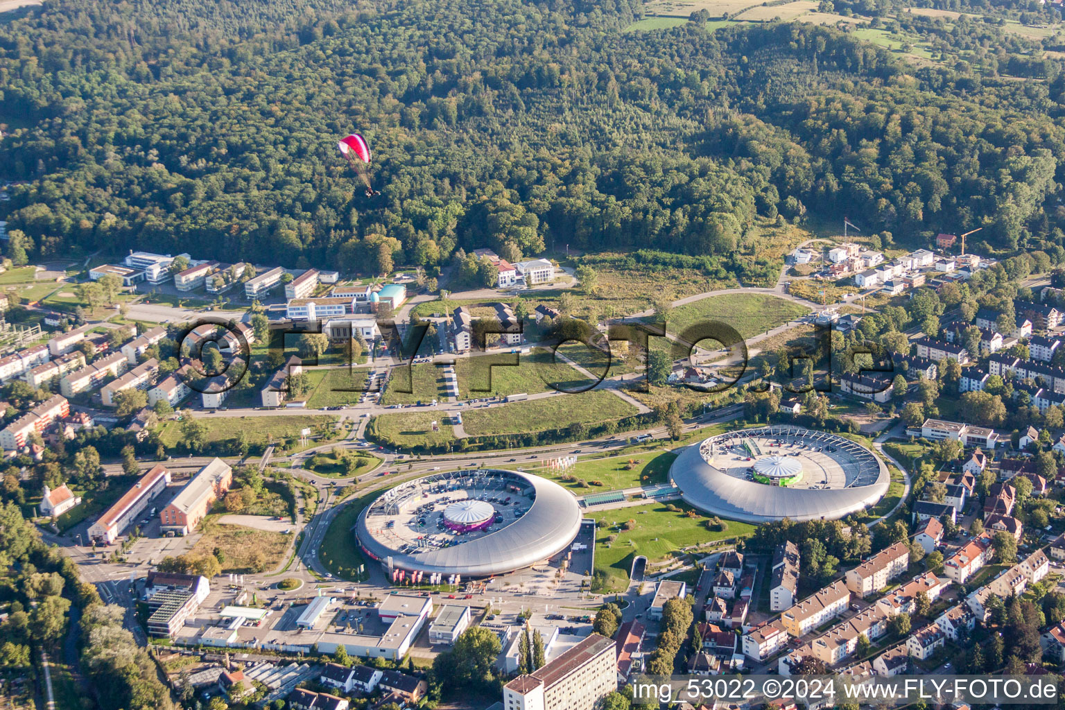 Vue aérienne de Quartier Oos in Baden-Baden dans le département Bade-Wurtemberg, Allemagne