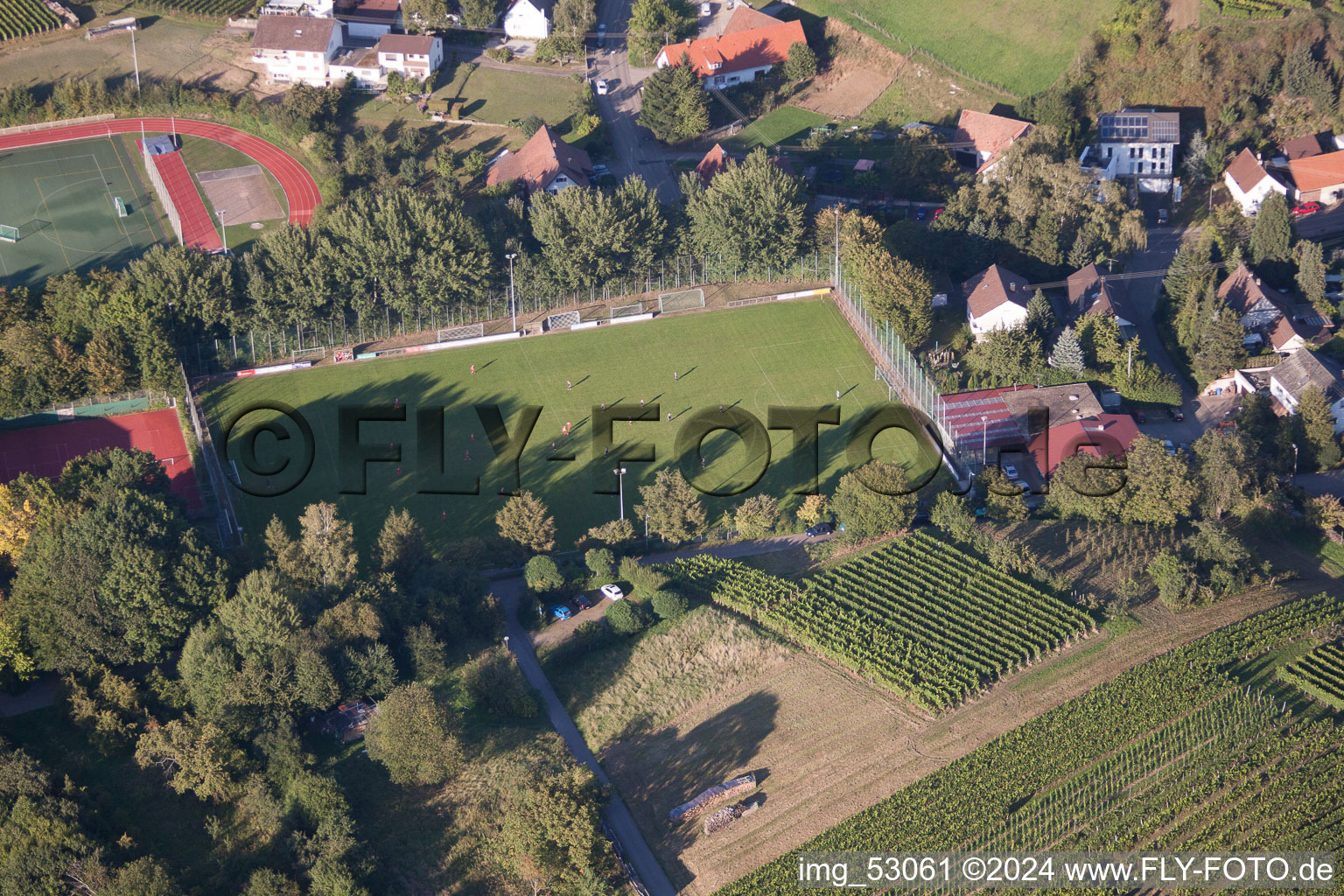 Photographie aérienne de École de sport du sud de Bade à le quartier Steinbach in Baden-Baden dans le département Bade-Wurtemberg, Allemagne