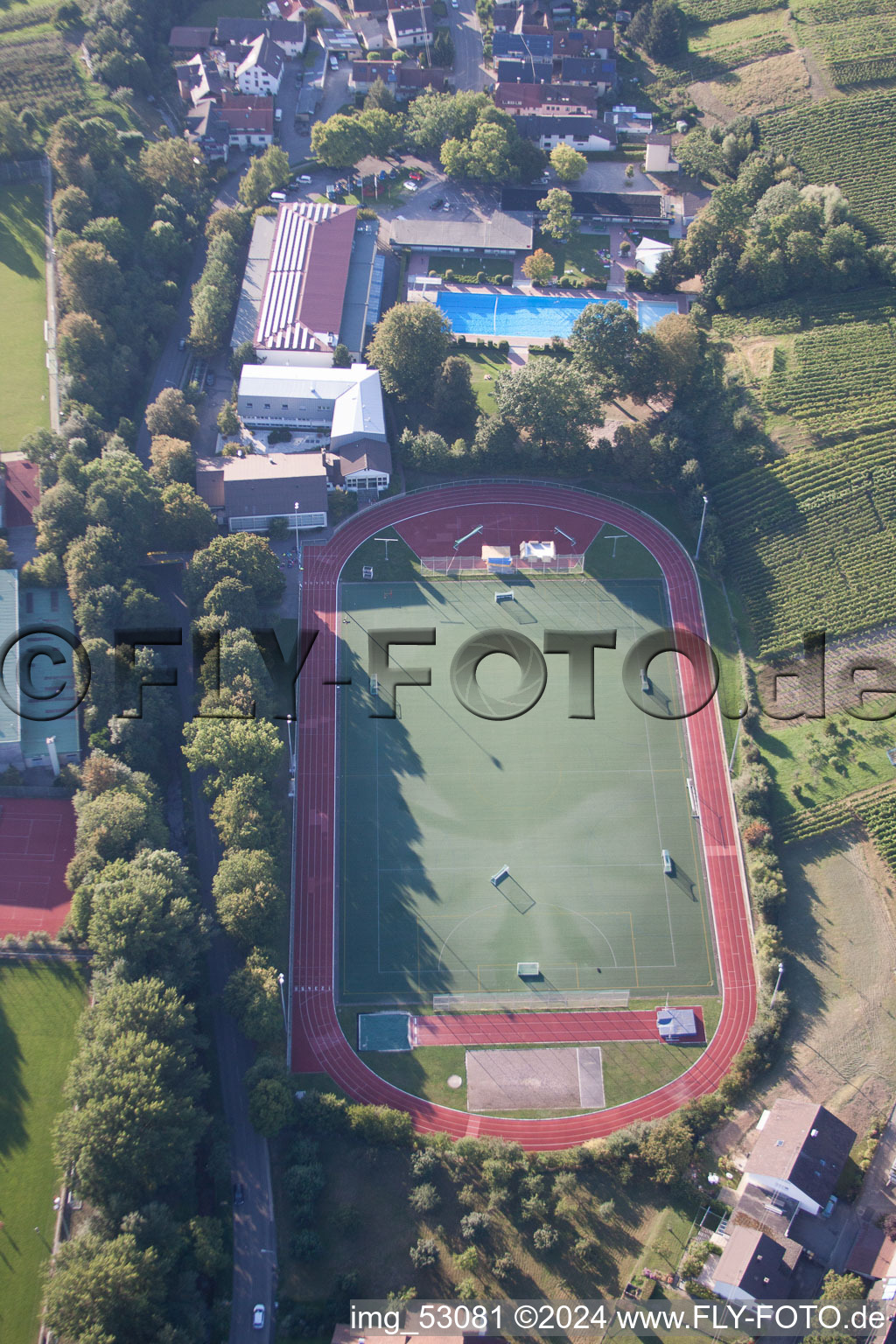 École de sport du sud de Bade à le quartier Steinbach in Baden-Baden dans le département Bade-Wurtemberg, Allemagne hors des airs