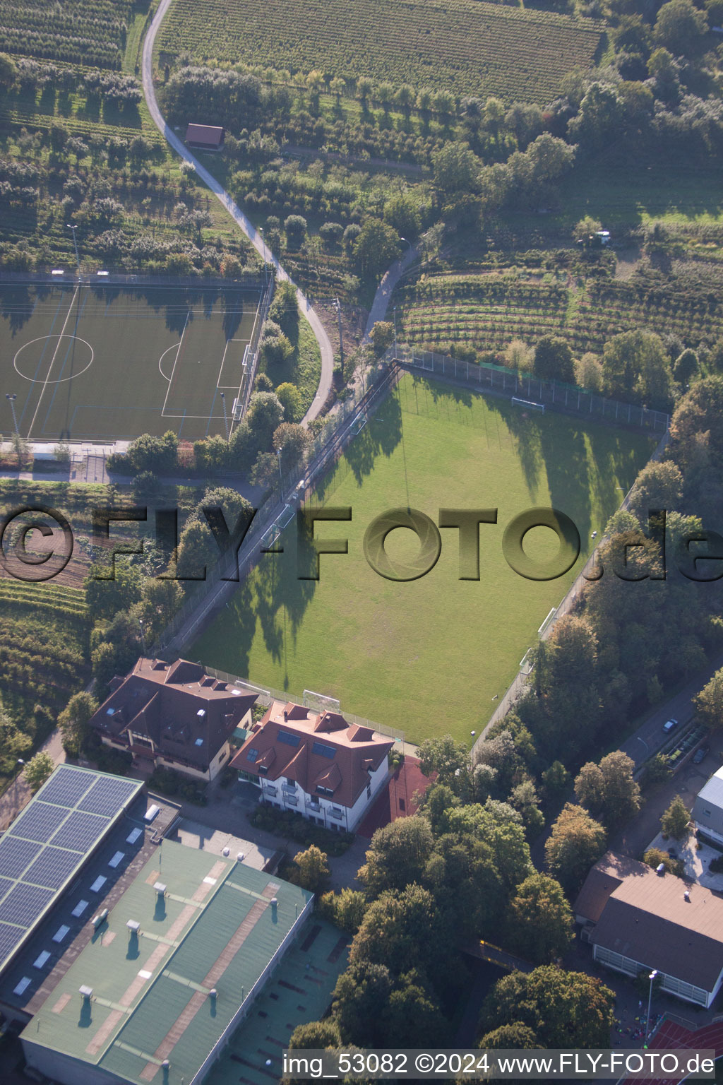 École de sport du sud de Bade à le quartier Steinbach in Baden-Baden dans le département Bade-Wurtemberg, Allemagne vue d'en haut