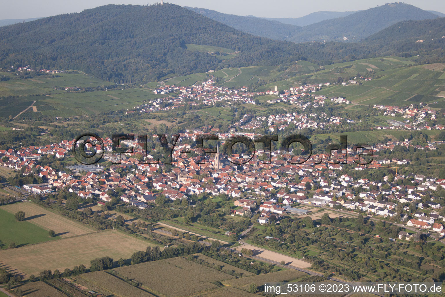 Photographie aérienne de Steinbach dans le département Bade-Wurtemberg, Allemagne