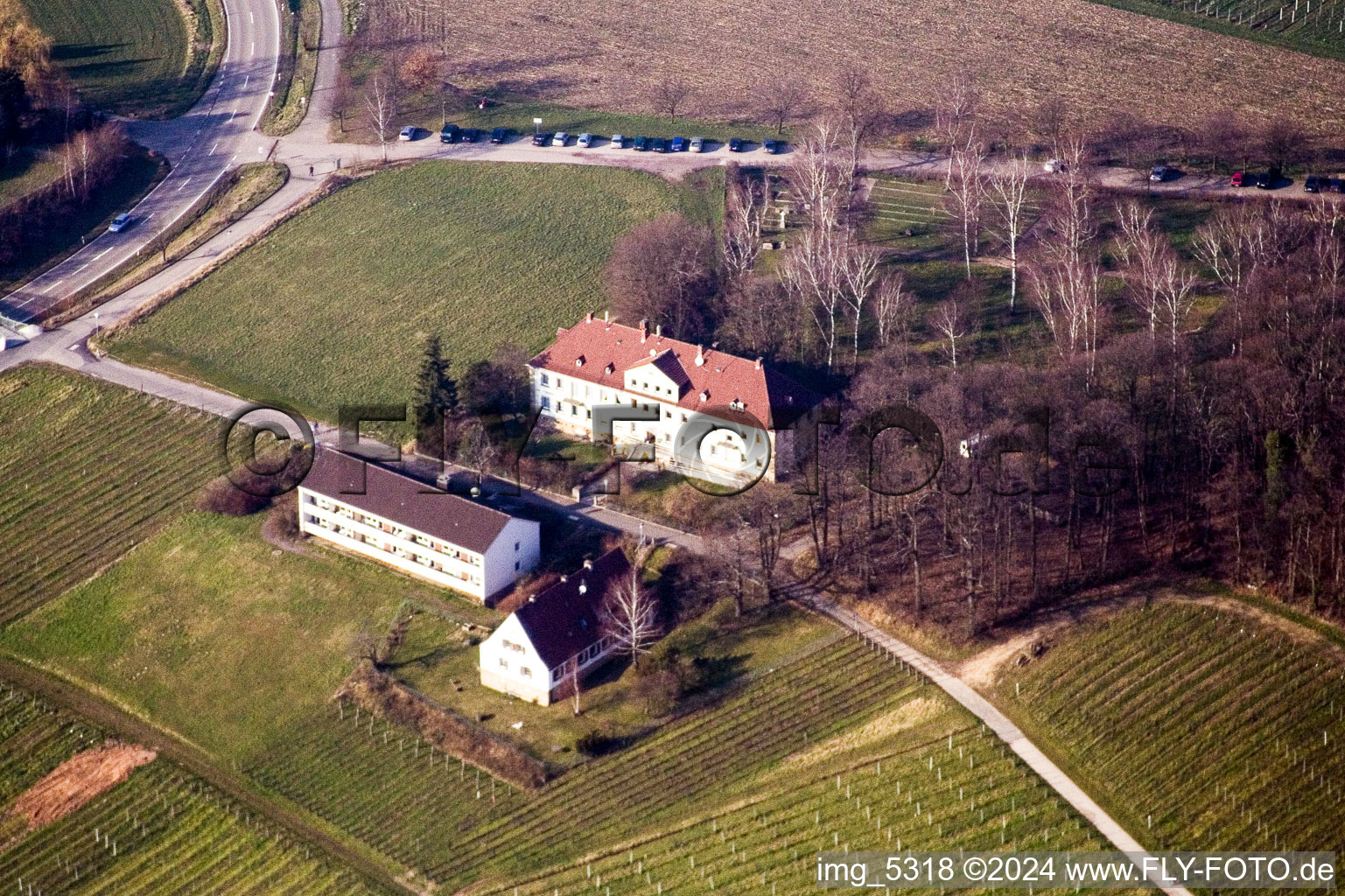 Vue aérienne de N de à Klingenmünster dans le département Rhénanie-Palatinat, Allemagne