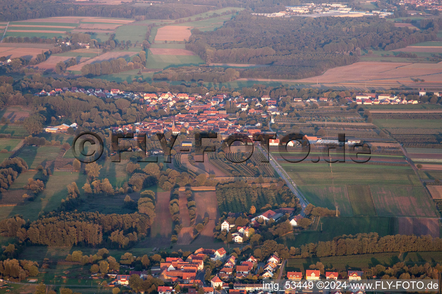 Winden dans le département Rhénanie-Palatinat, Allemagne vue du ciel