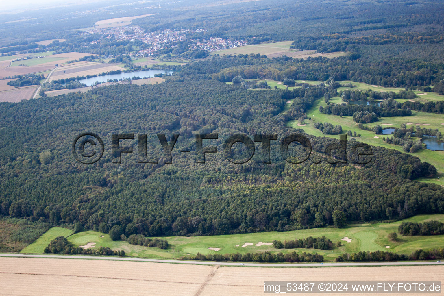 Golf de Baden-Baden Soufflenheim à Soufflenheim dans le département Bas Rhin, France d'en haut