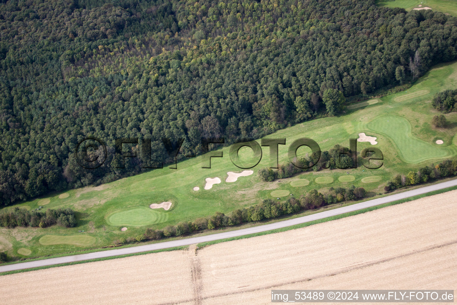 Golf de Baden-Baden Soufflenheim à Soufflenheim dans le département Bas Rhin, France vue d'en haut