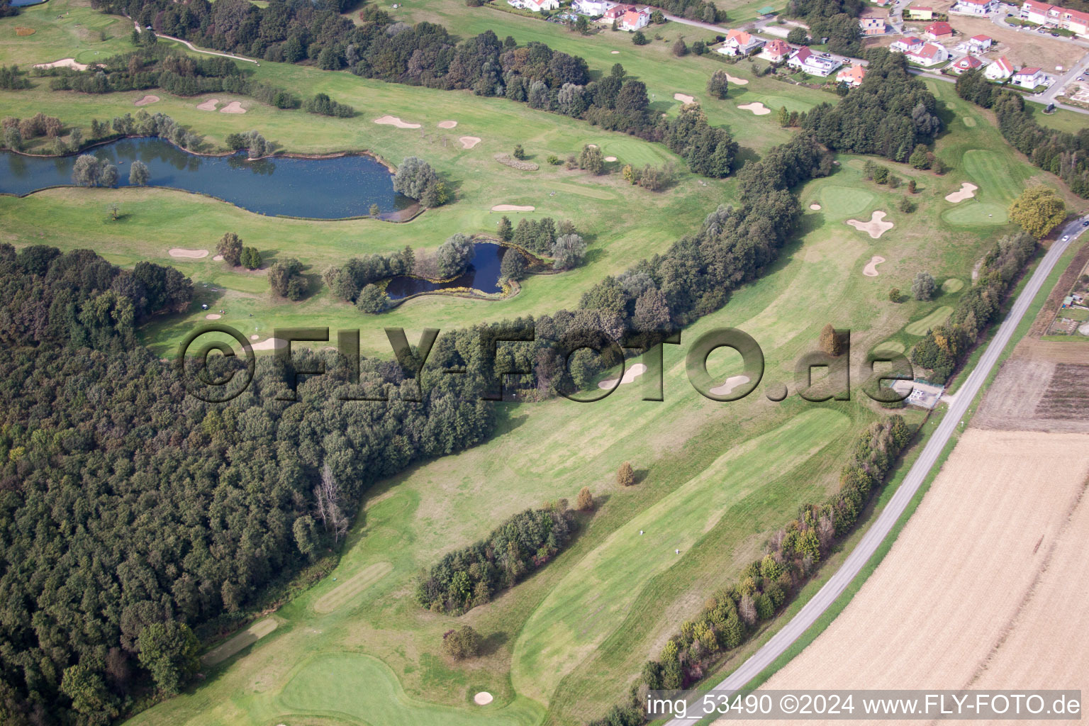 Golf de Baden-Baden Soufflenheim à Soufflenheim dans le département Bas Rhin, France depuis l'avion