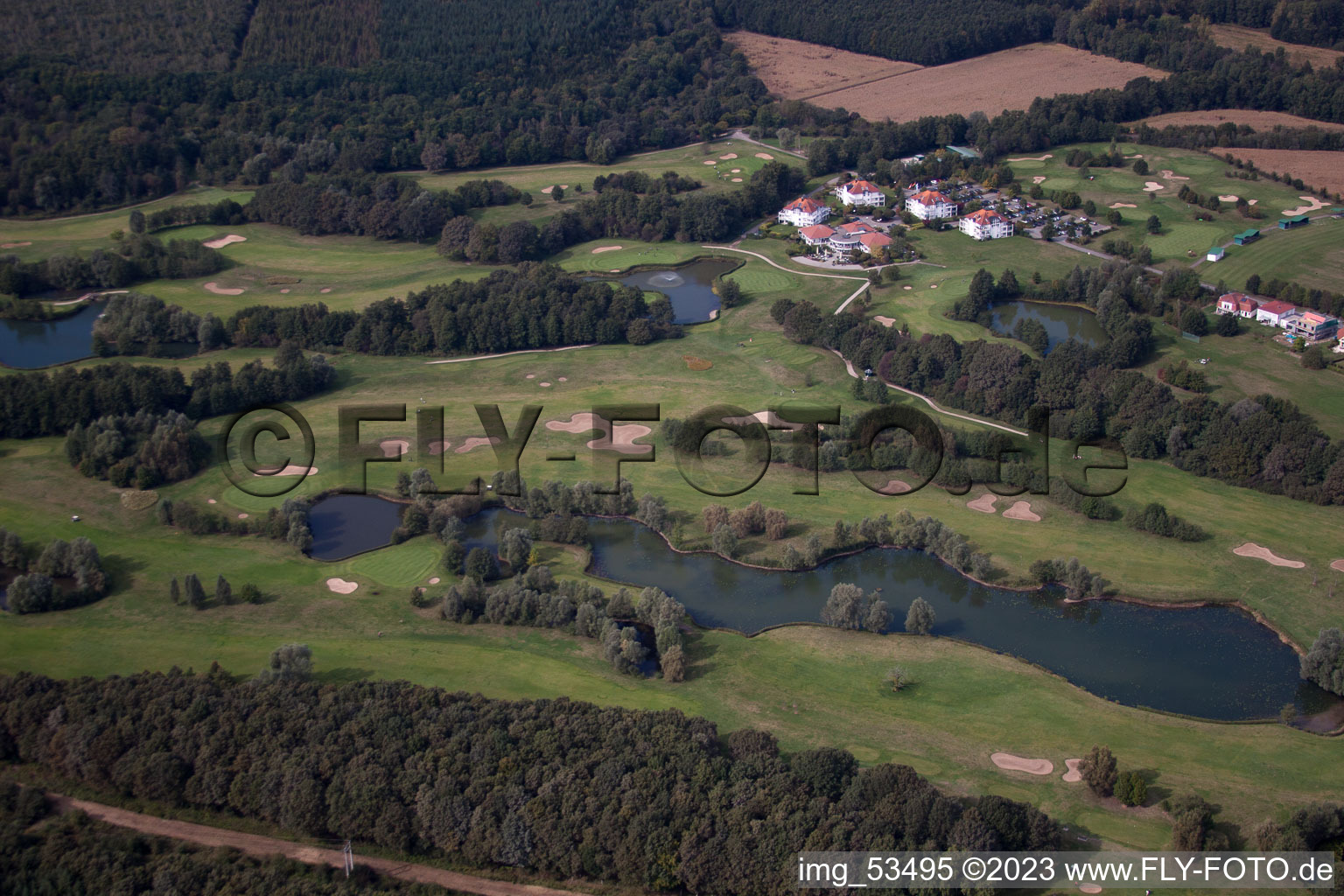 Image drone de Golf de Baden-Baden Soufflenheim à Soufflenheim dans le département Bas Rhin, France
