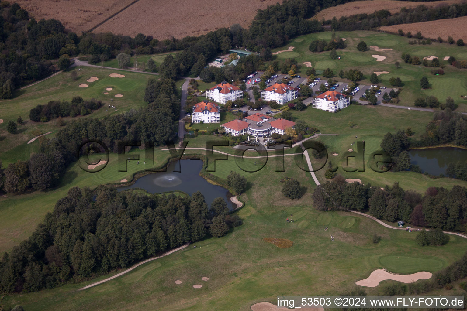 Vue oblique de Golf de Baden-Baden Soufflenheim à Soufflenheim dans le département Bas Rhin, France