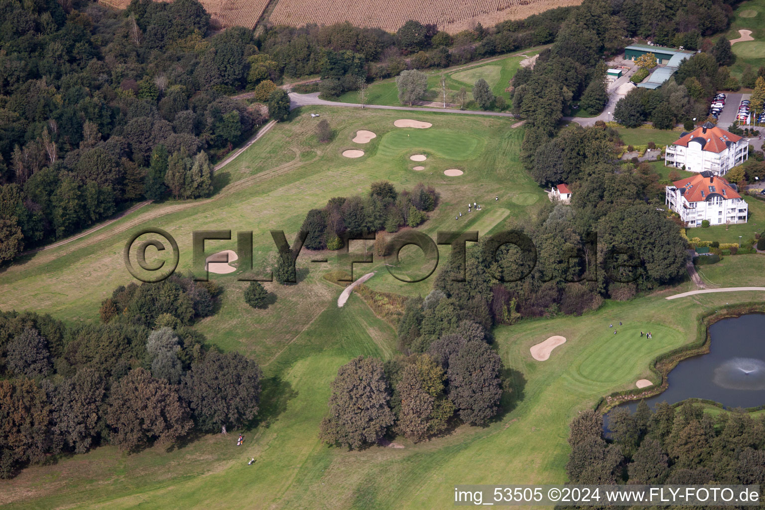 Golf de Baden-Baden Soufflenheim à Soufflenheim dans le département Bas Rhin, France d'en haut