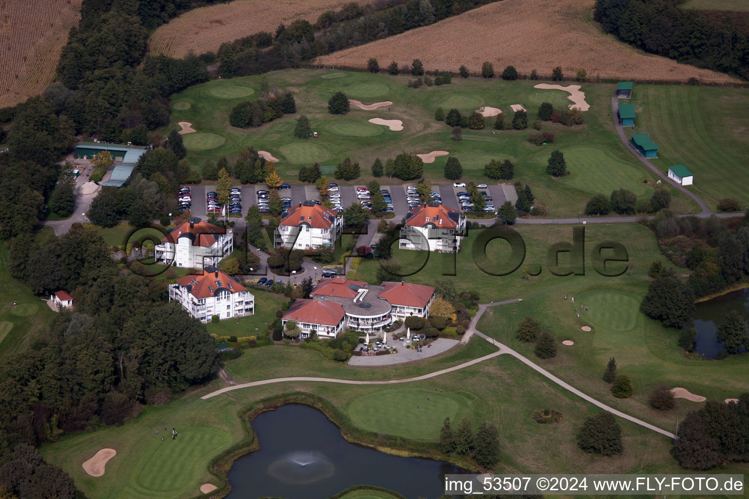 Golf de Baden-Baden Soufflenheim à Soufflenheim dans le département Bas Rhin, France hors des airs