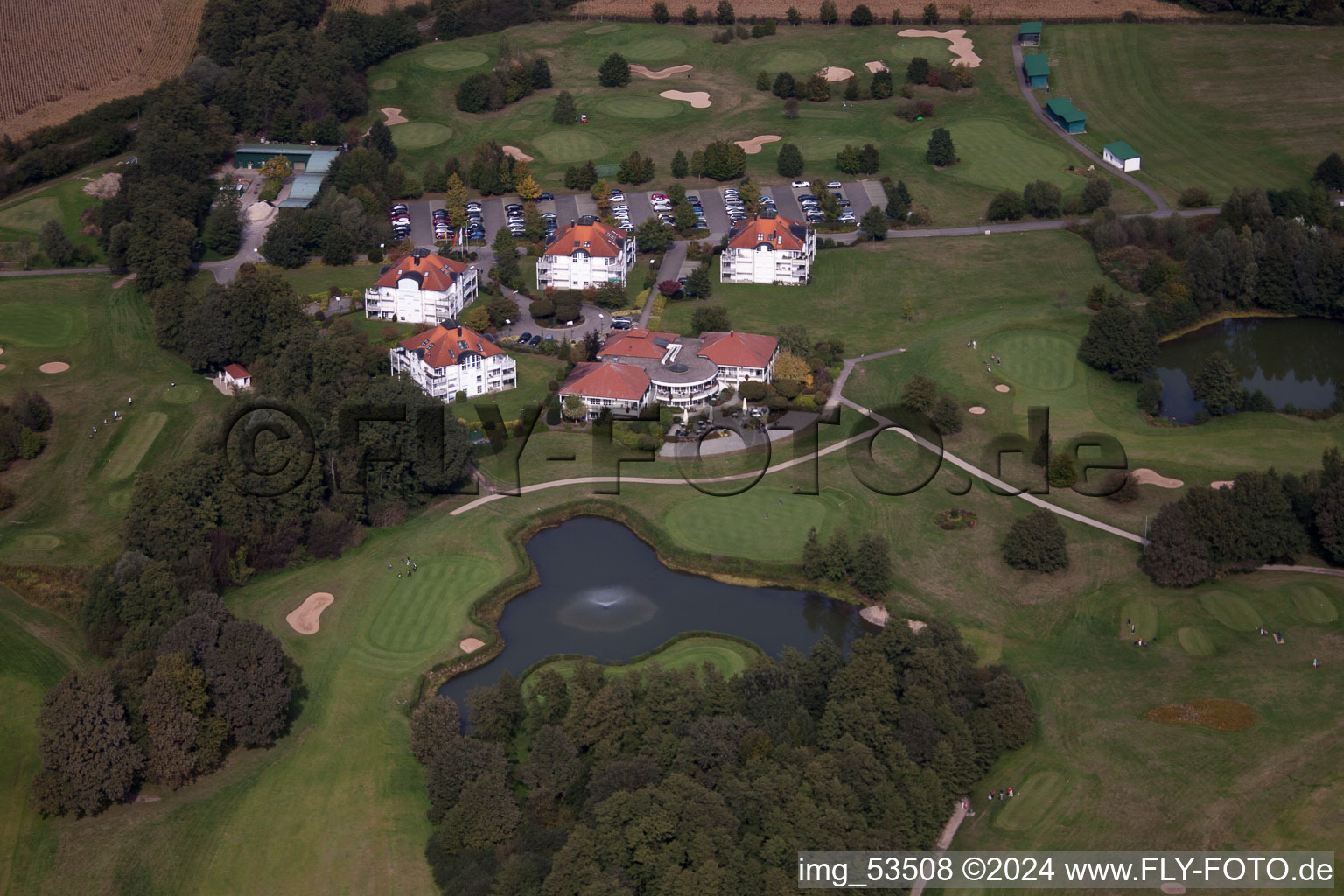 Golf de Baden-Baden Soufflenheim à Soufflenheim dans le département Bas Rhin, France vue d'en haut