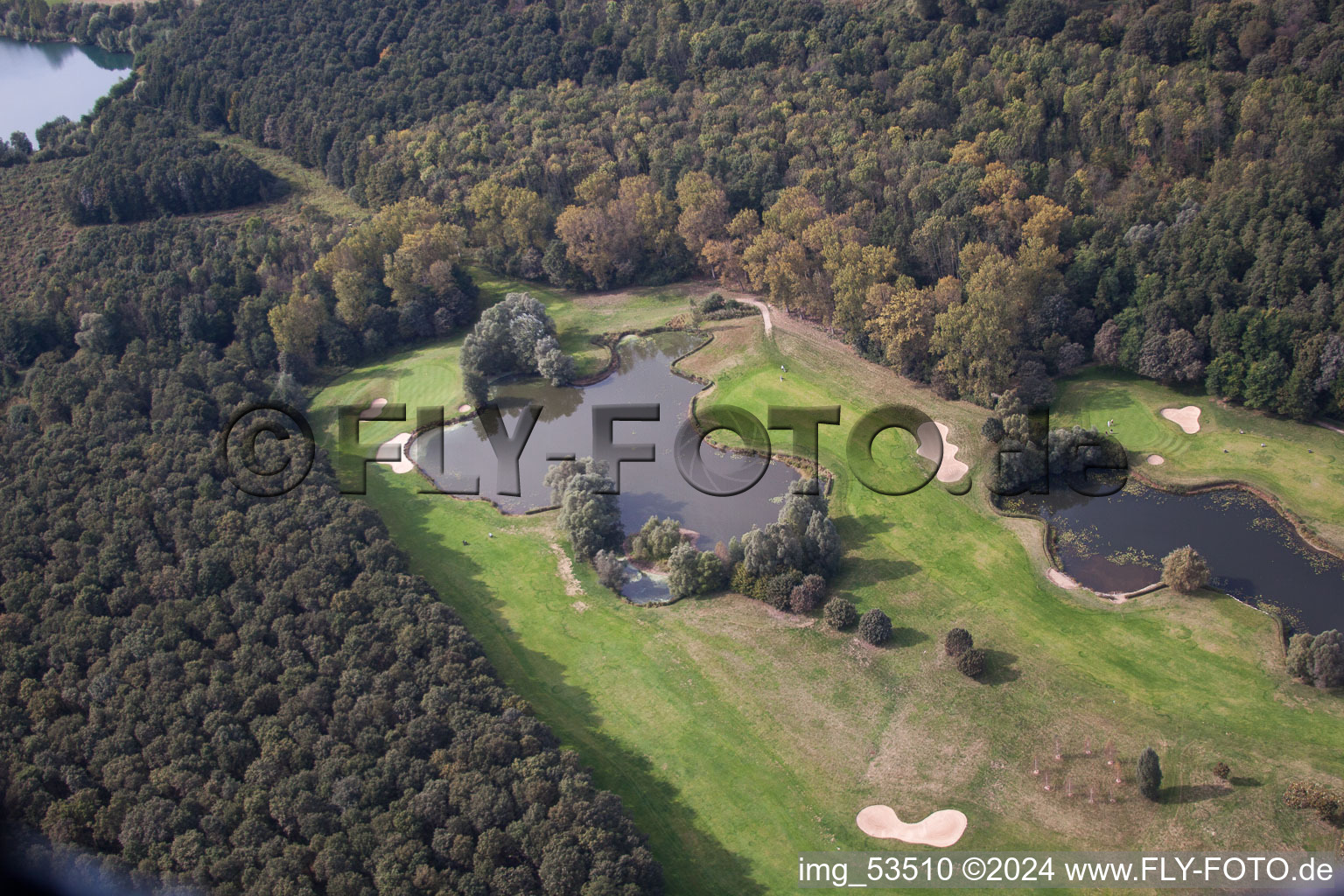 Golf de Baden-Baden Soufflenheim à Soufflenheim dans le département Bas Rhin, France depuis l'avion