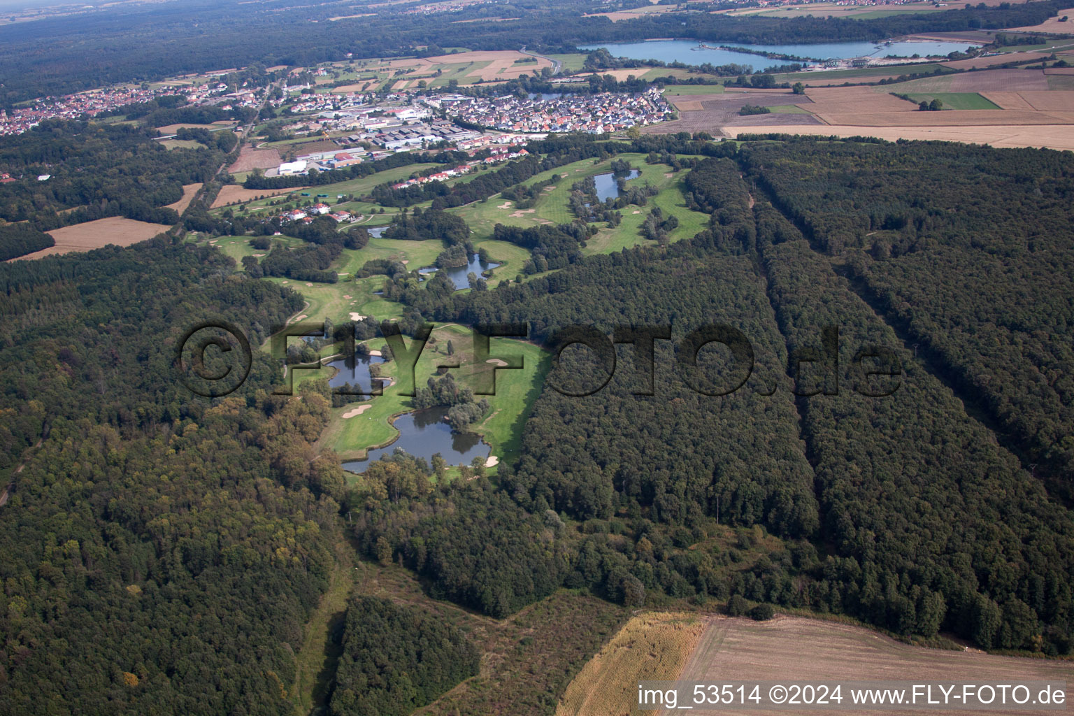 Golf de Baden-Baden Soufflenheim à Soufflenheim dans le département Bas Rhin, France vue du ciel