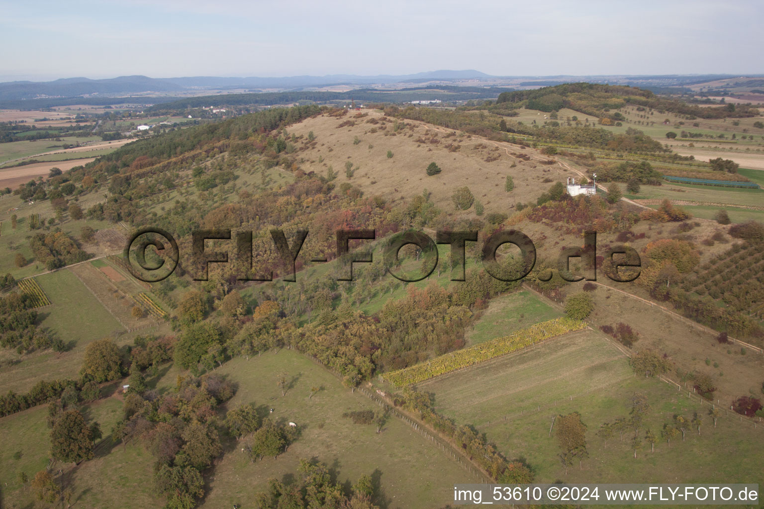 Vue aérienne de Griesbach-le-Bastberg dans le département Bas Rhin, France