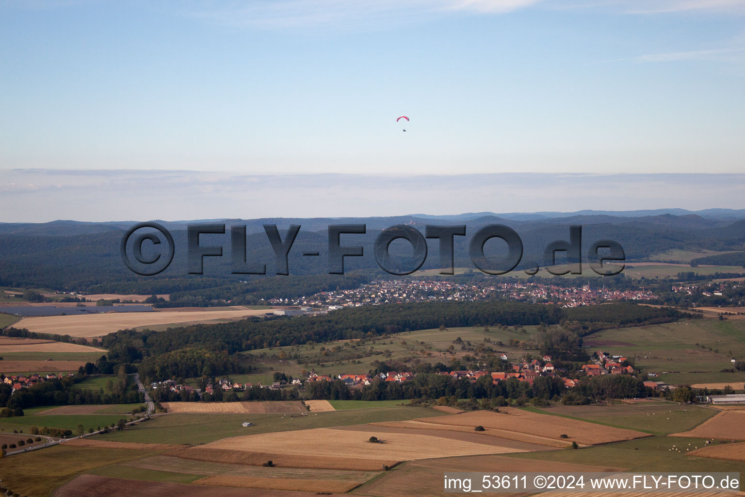 Photographie aérienne de Ingwiller dans le département Bas Rhin, France