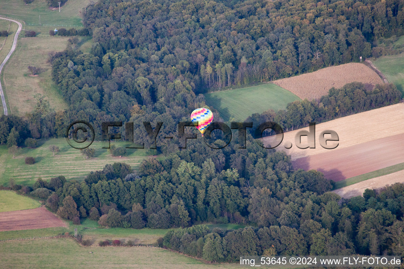 Griesbach dans le département Bas Rhin, France vue du ciel