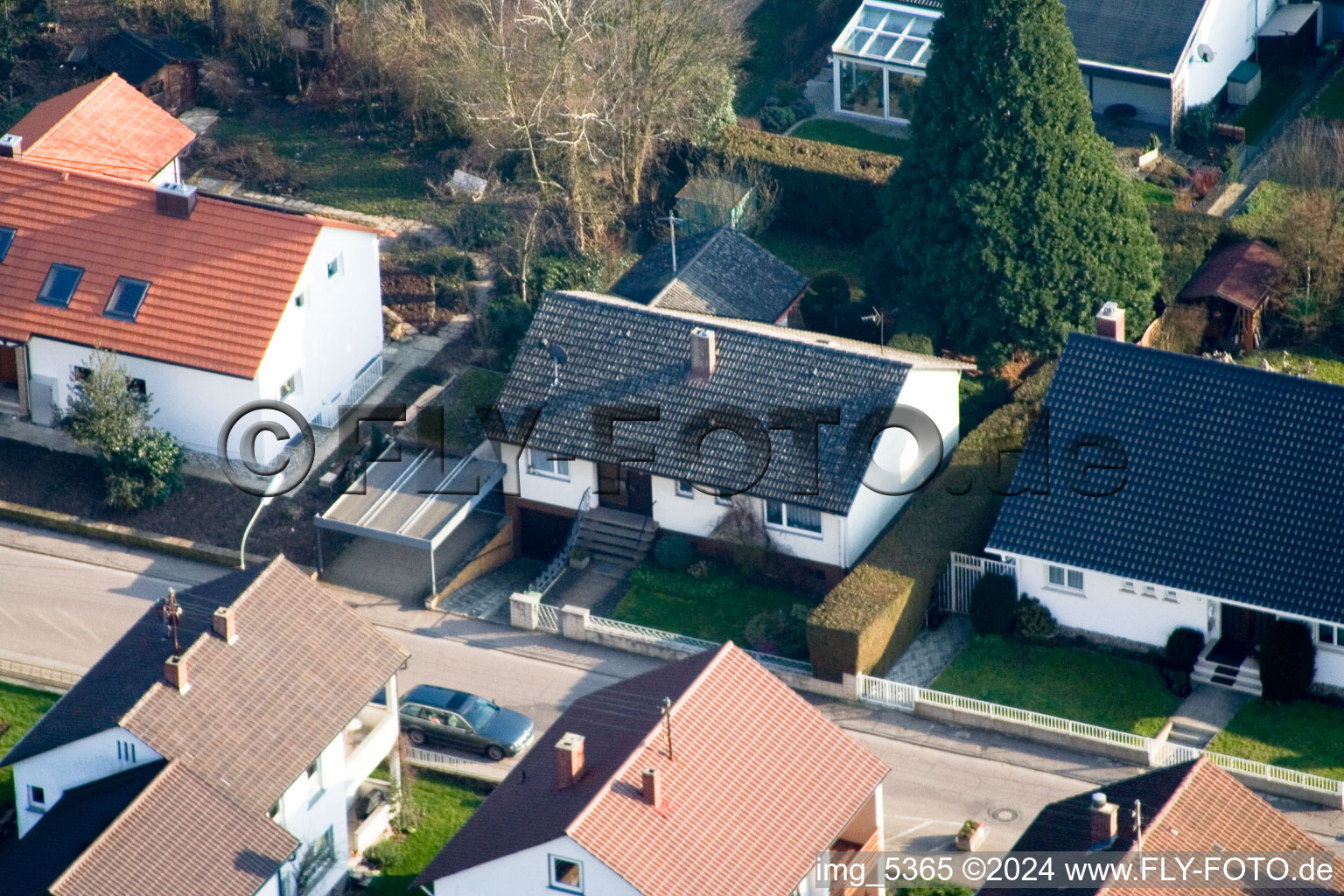 Photographie aérienne de Zeppelinstr. à Kandel dans le département Rhénanie-Palatinat, Allemagne