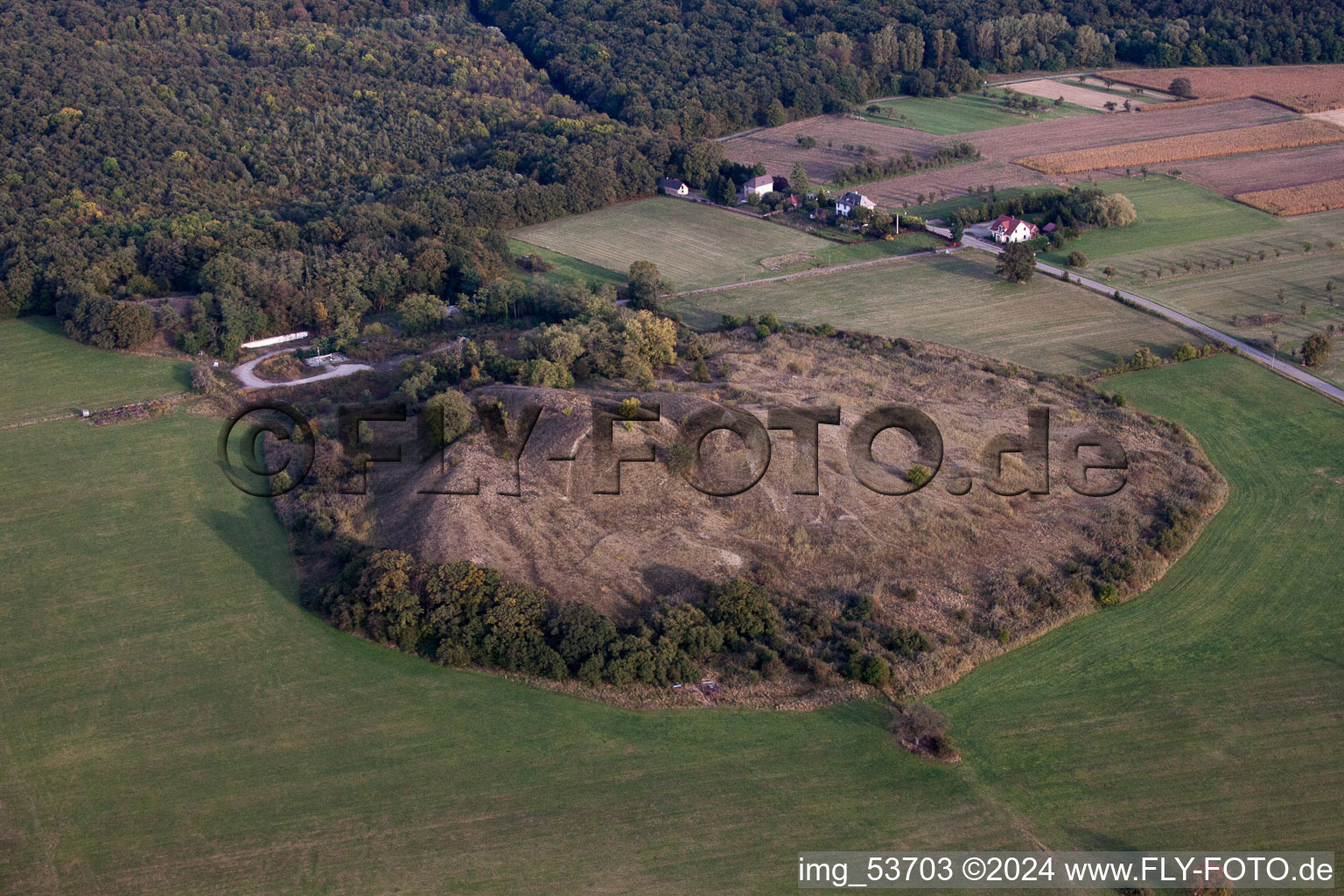 Image drone de Dieffenbach-lès-Wœrth dans le département Bas Rhin, France