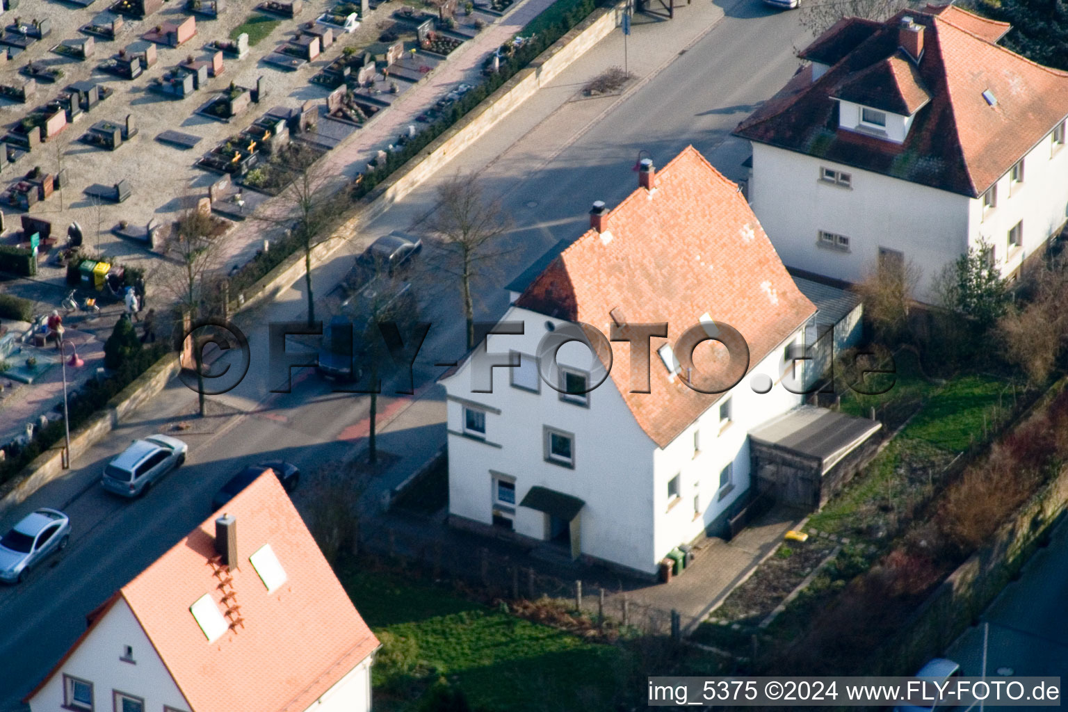 Luitpoldstr à Kandel dans le département Rhénanie-Palatinat, Allemagne d'en haut