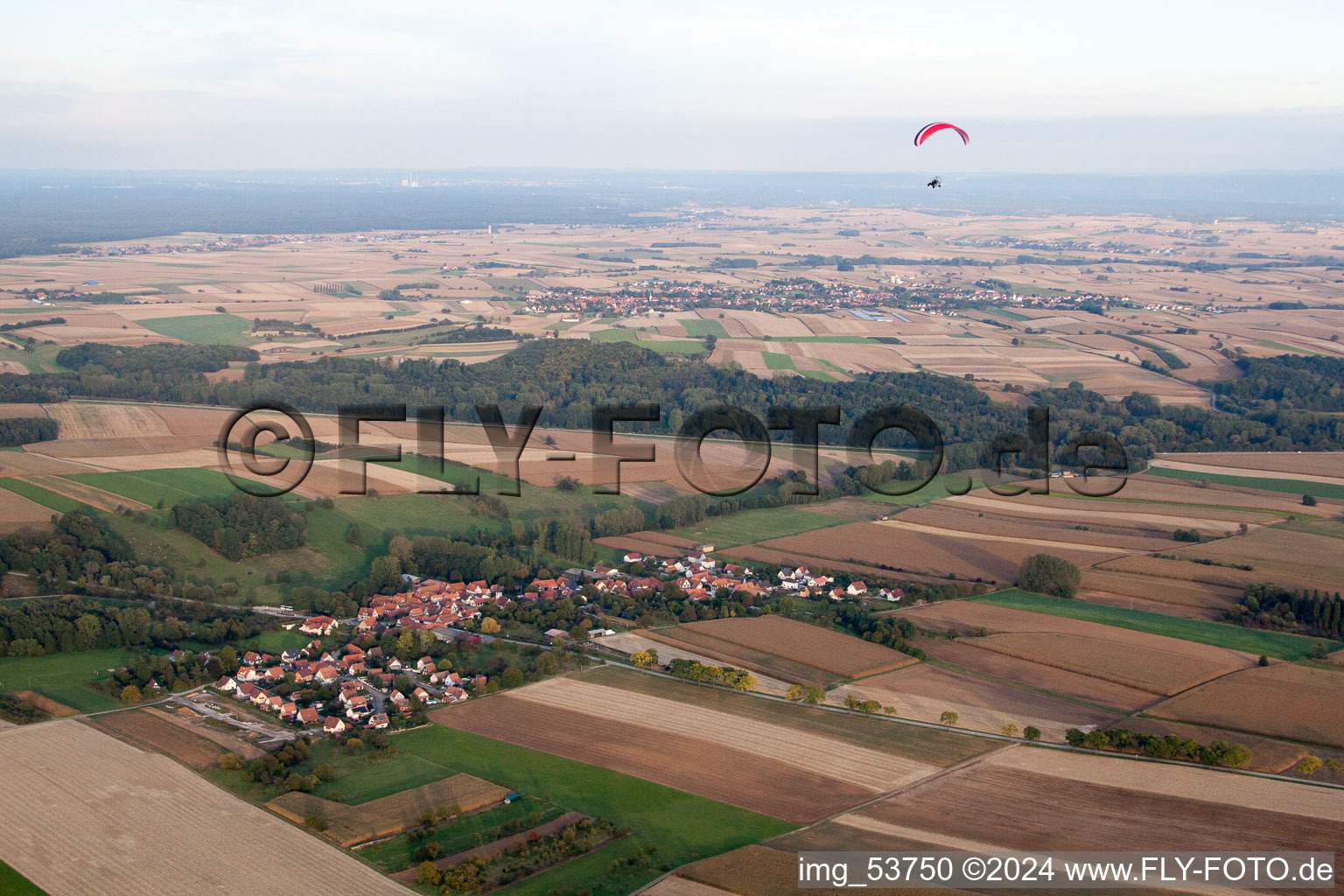 Image drone de Ingolsheim dans le département Bas Rhin, France