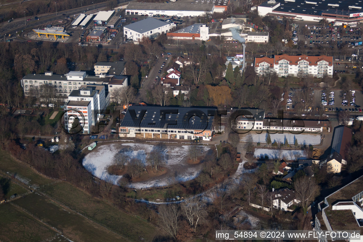 Image drone de Quartier Oggersheim in Ludwigshafen am Rhein dans le département Rhénanie-Palatinat, Allemagne