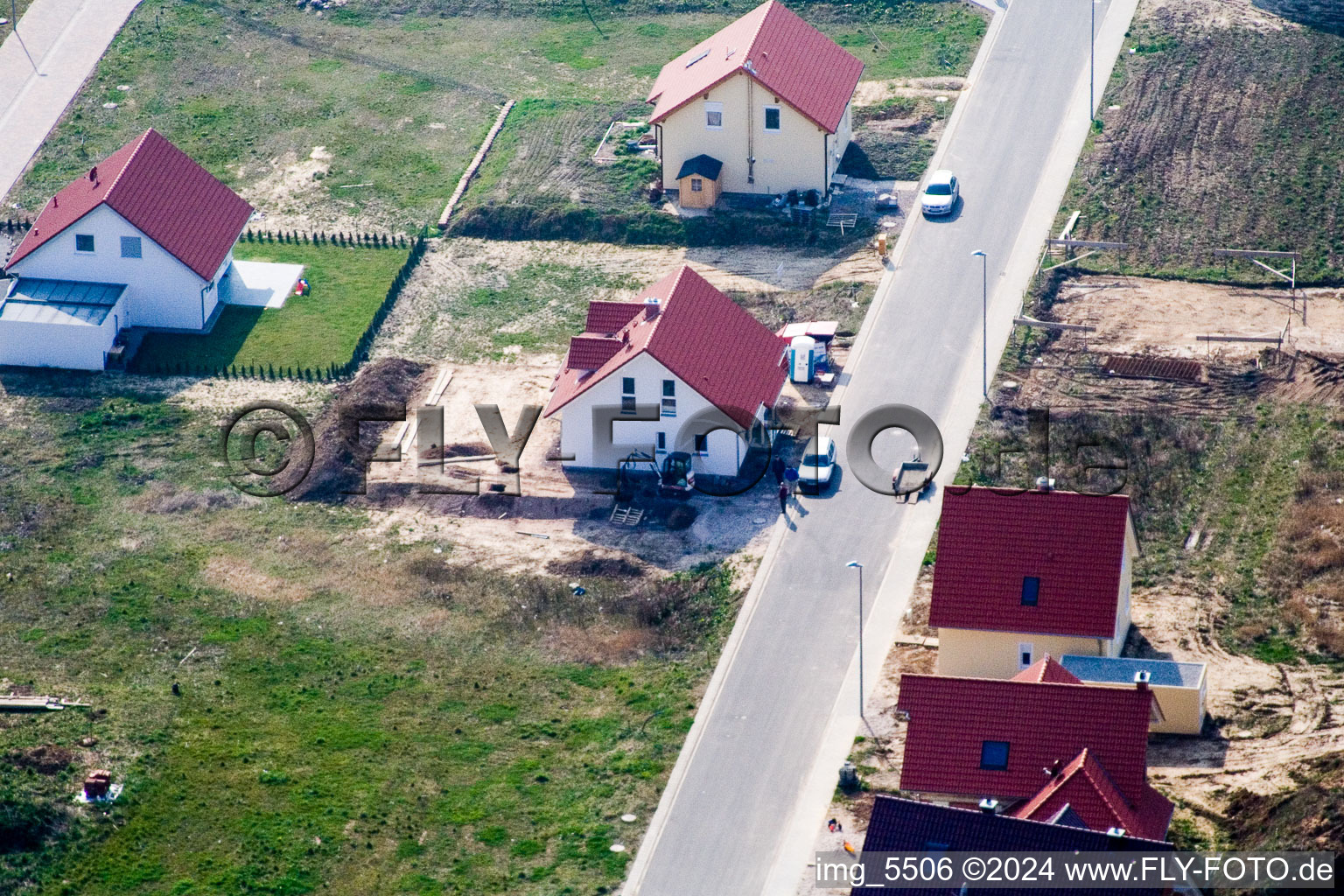 Image drone de Nouvelle zone de développement NE à le quartier Schaidt in Wörth am Rhein dans le département Rhénanie-Palatinat, Allemagne