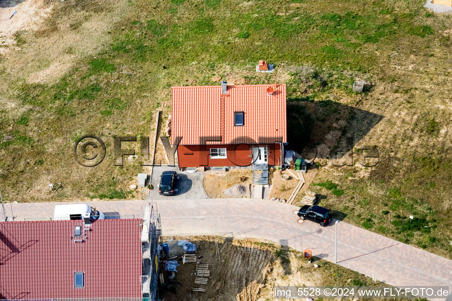 Image drone de Nouvelle zone de développement NE à le quartier Schaidt in Wörth am Rhein dans le département Rhénanie-Palatinat, Allemagne