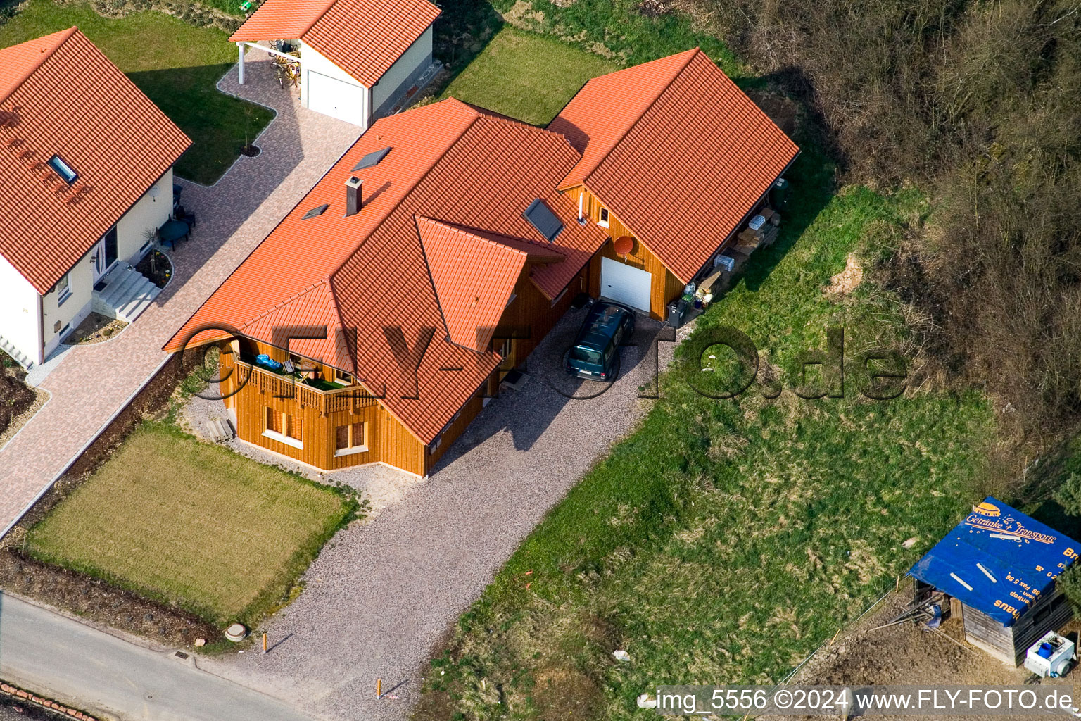 Photographie aérienne de Hergersweiler dans le département Rhénanie-Palatinat, Allemagne