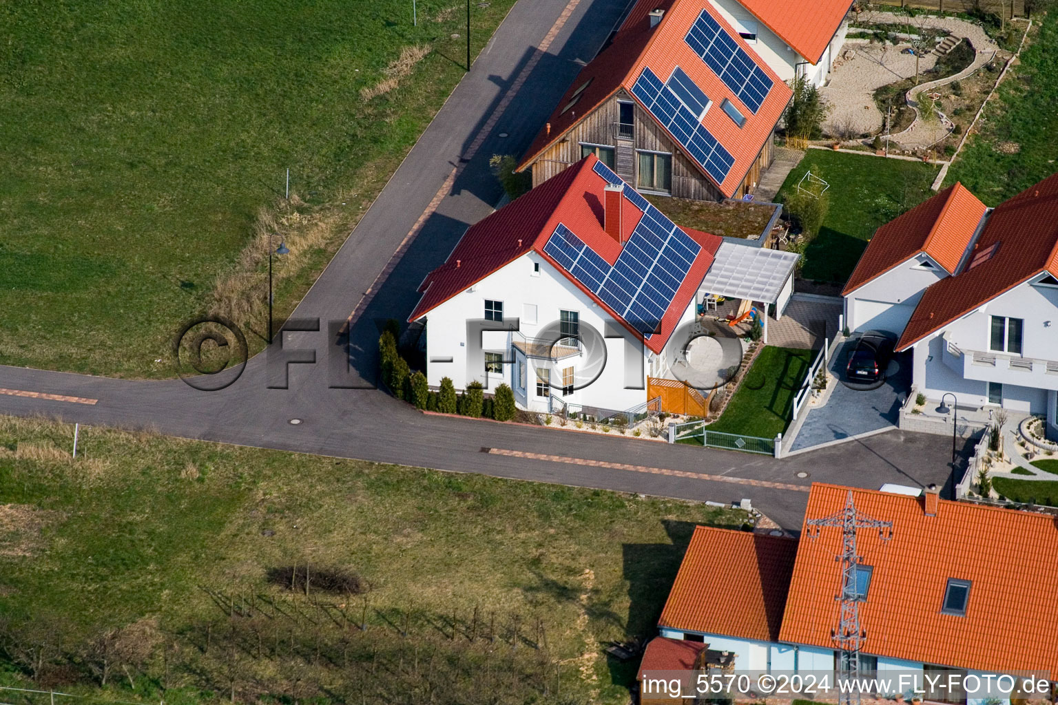 Photographie aérienne de Hergersweiler dans le département Rhénanie-Palatinat, Allemagne