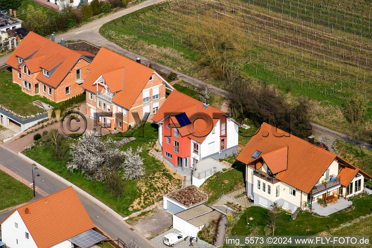 Hergersweiler dans le département Rhénanie-Palatinat, Allemagne d'en haut