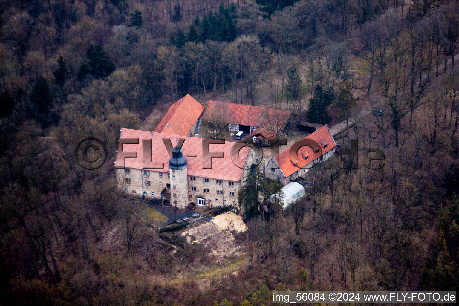 Hofheim in Unterfranken dans le département Bavière, Allemagne d'en haut