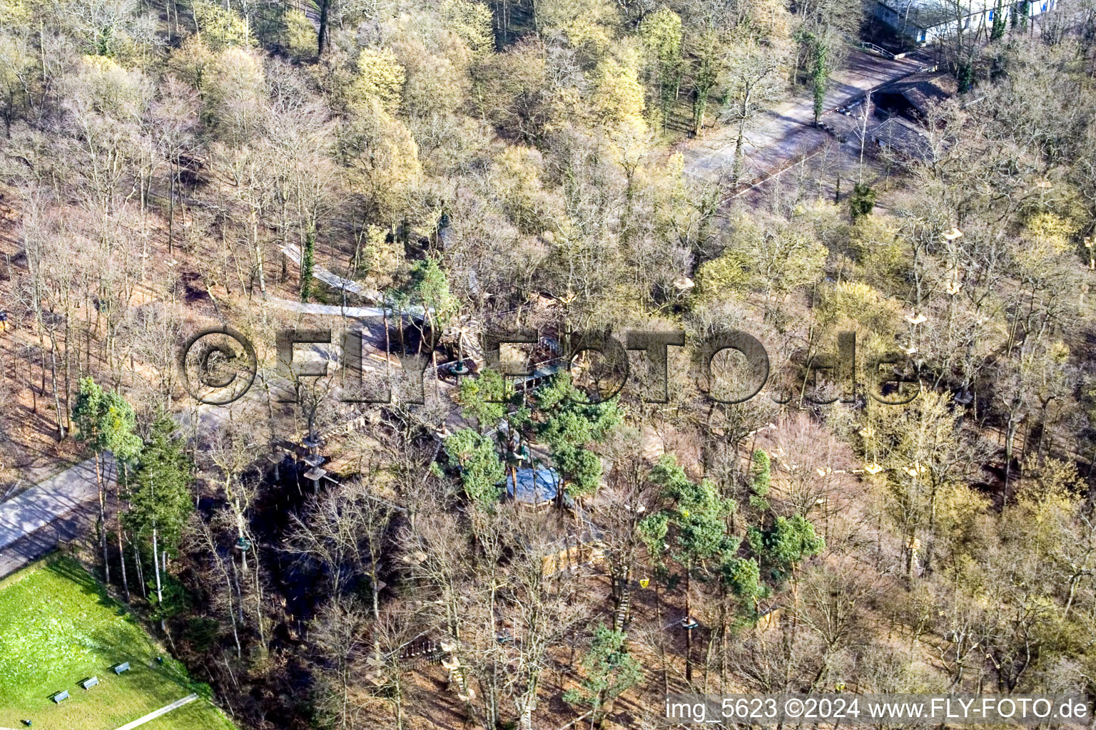 Photographie aérienne de Parc d'escalade sur Badallée à Kandel dans le département Rhénanie-Palatinat, Allemagne