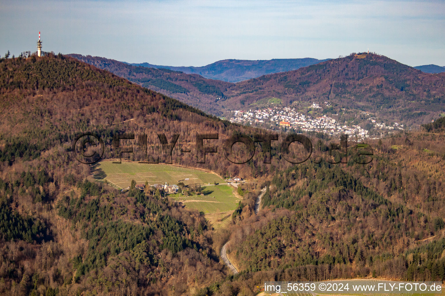 Vue aérienne de Taverne du monastère à Sinzheim dans le département Bade-Wurtemberg, Allemagne