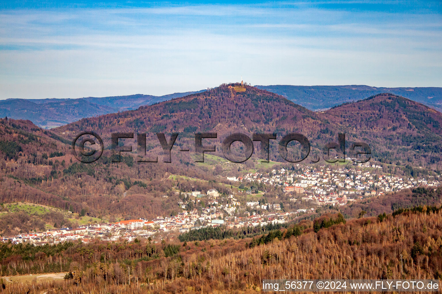 Vue aérienne de Mercure à Baden-Baden dans le département Bade-Wurtemberg, Allemagne