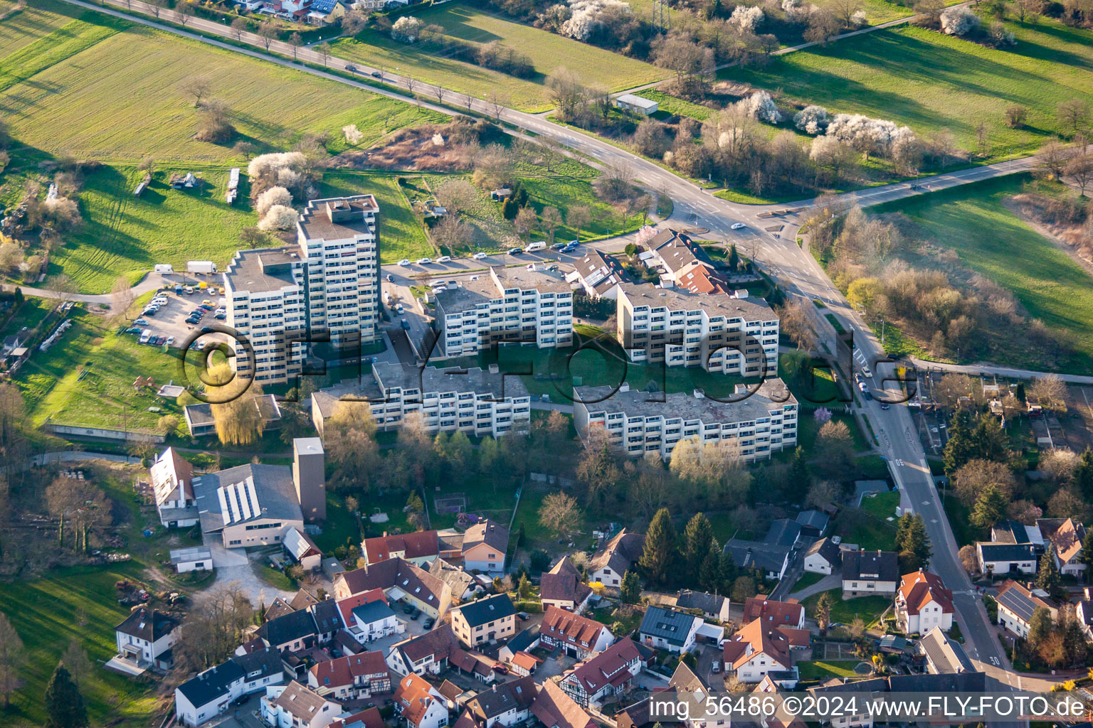 Vue aérienne de Weissenburgerstr. à Durmersheim dans le département Bade-Wurtemberg, Allemagne